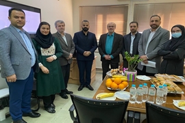 جلسه دفاع از پایان نامه ی دکترای حرفه ای آقای دکتر مجتبی غلامی در مرکز تحقیقات بیماریهای گوش و حلق و بینی