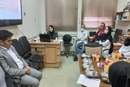 جلسه دفاع از پایان نامه ی دکترای تخصصی دکتر فاطمه آزاد در مرکز تحقیقات بیماریهای گوش و حلق و بینی