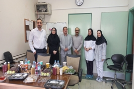 جلسه دفاع از پایان نامه ی دکترای تخصصی دکتر فرناز مظلوم در مرکز تحقیقات بیماریهای گوش و حلق و بینی