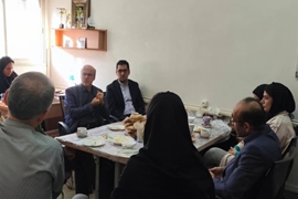 برگزاری جلسه بررسی طرح‌های اثرگذار مرکز تحقیقات با حضور جناب آقای دکتر هندی،  مدیر گروه برنامه ریزی و ارزیابی مراکز و فعالیت های تحقیقاتی